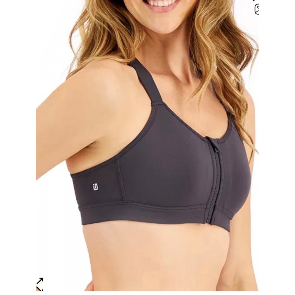 ID‎ Ideology Women's Zip-Front High Impact Sports Bra L 100141771MS